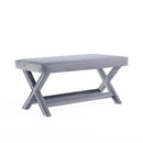 Abigail - Accent Bench With Piped Cushion by HouseOfZazla