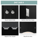 Triangle Bathroom Storage Cabinet With Adjustable Shelves, Freestanding Floor Cabinet For Home Kitchen by HouseOfZazla