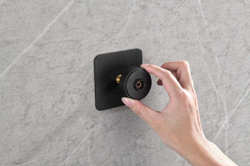 3/4" Cast Metal Volume Control Valve 3-Piece Extra High Flow Master Shower Volume Control Adjustable brass handle valve body, 1 piece each on the left and right