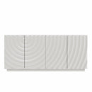 Buffet Cabinet with Storage - Modern 4-Door Sideboard