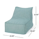 Ettie - Water Resistant Fabric Bean Bag Chair by Unique Piece Furniture