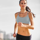 Women Strap Sport Bras Padded StrappyÊCrop Square Neck Low Impact Bras SexyÊFitnessÊTank Tops with Removable Pads Flat Straps for Gym Yoga Workout Run