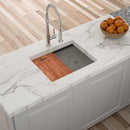 Single Bowl Undermount Workstation Kitchen Sink with Accessories by HouseOfZazla