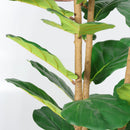 5.2FT Artificial Fiddle Leaf Fig Tree With Decorative Pot by HouseOfZazla