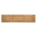 Outdoor Bench With Slat Panel Design And Acacia Wood Frame