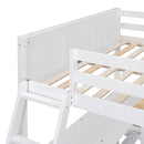 Full Over Full Bunk Bed With Desk