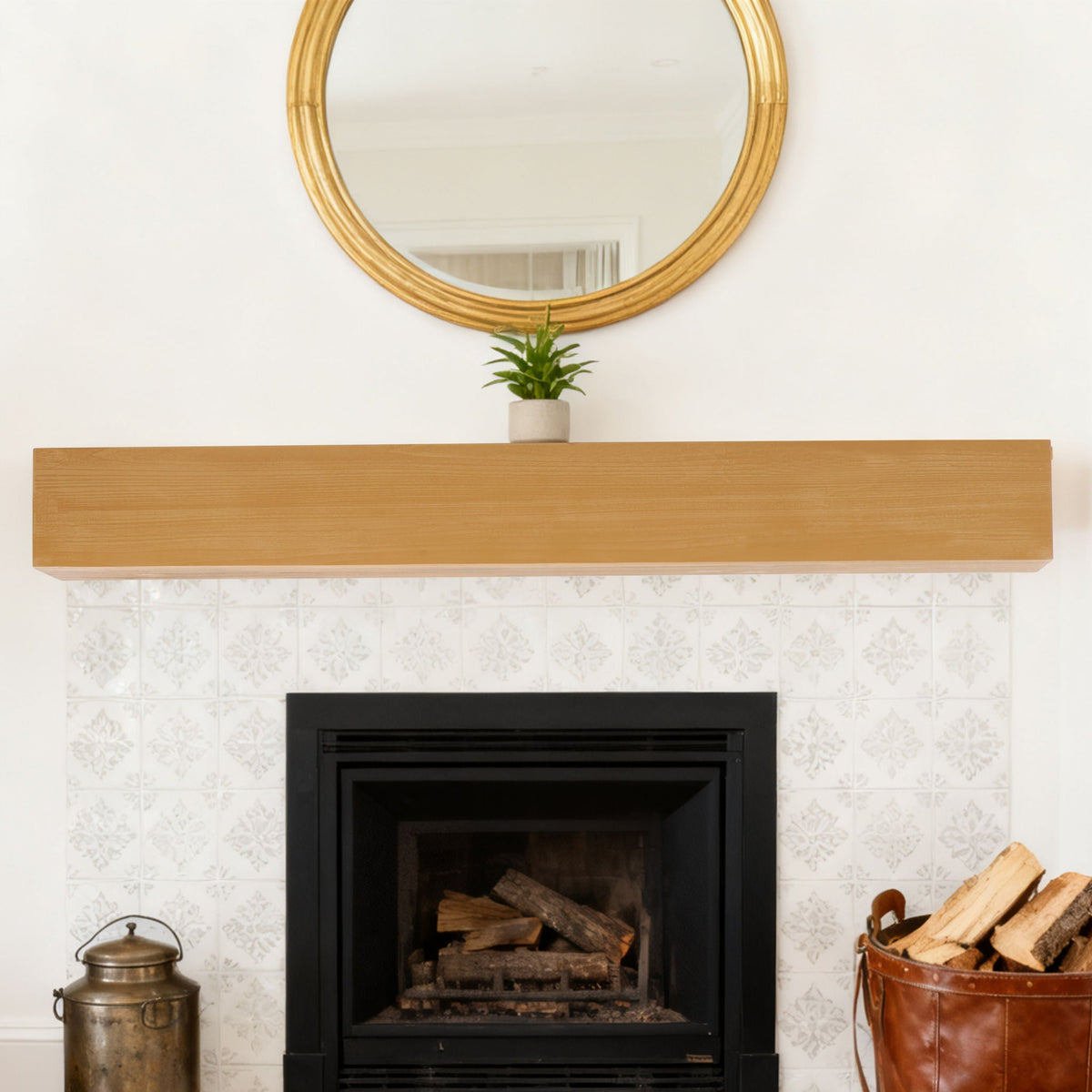 Fireplace Mantel Floating Shelf For Home Decor, photo 27 of 40