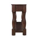 63inch Long Wood Console Table with 3 Drawers and 1 Bottom Shelf for Entryway Hallway Easy Assembly Extra-thick Sofa Table(Light Espresso)