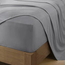 4-Piece King Stretch Jersey Sheet Set,Grey by Montret