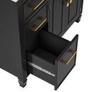 Modern Bathroom Vanity With Ceramic Sink, Freestanding by HouseOfZazla