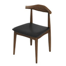 Destiny - Dining Chairs (Set of 2) - Black / Dark Brown by HouseOfZazla