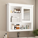 Wall-Mounted Bathroom Cabinet With Mirror And Adjustable Shelves by Unique Piece Furniture