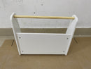 Kids Bookshelf with Wooden Handle - 2-Tier Front-Facing Toddler Bookcase