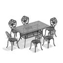 7-Piece Set Of All-Weather Cast Aluminum Dining Furniture Set