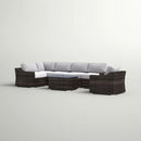 Stylish Sofa Seating Group With Cushions Perfect For Outdoor Gatherings by HouseOfZazla