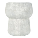 U_Style Outdoor Patio Accent Table With Crack Process by HouseOfZazla