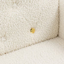 Accent Chair, leisure single sofa with Rose Golden feet