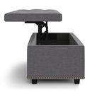 Hamilton - Upholstered Lift Top Rectangular Storage Ottoman by Unique Piece Furniture