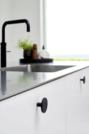 Dyed Black "Plato" Cabinet Knob and Drawer Pull