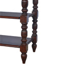 Solid Wood Turned Occasional Table, 1-Drawer