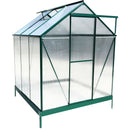 Polycarbonate house, Heavy Duty Outdoor Aluminum Walk-In House Kit With Rain Gutter, Vent And Door For Backyard Garden by HouseOfZazla