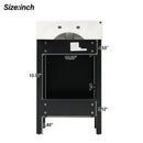 Bathroom Vanity With Sink, Frame And Drawer by HouseOfZazla