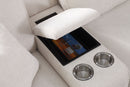 Rene - Sectional Sofa With Ottoman - Beige by HouseOfZazla