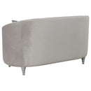 Colby - Loveseat With Tufted Design - Gray by HouseOfZazla