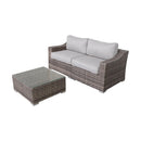 Outdoor Wicker Conversation Set With Cushions, All Weather by HouseOfZazla