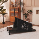 Dog Treadmill For Medium Dogs Running Machine With Non Slip Belt And Remote Control - Black by HouseOfZazla