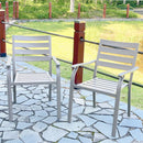 VRSHWO Iron Terrace Dining Chairs, Set of 2 by HouseOfZazla
