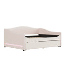 Upholstered Daybed With Light And Trundle by HouseOfZazla