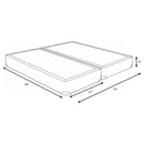Mercer 9-inch Split Eastern King Standard Box Spring Foundation