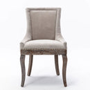Ultra - Side Dining Chair, Nail Head (Set of 2) by Unique Piece Furniture