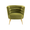 Accent Chair, leisure single chair with Golden feet