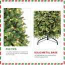 7FT Christmas Tree with 1375 Tips and 400 Warm Lights