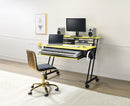 Suitor - Music Recording Studio Desk - Black / Yellow by HouseOfZazla