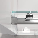 Double Sliding Frameless Soft-Close Shower Door