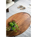 Oval Coffee Table - Brown by HouseOfZazla