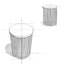 Demy - Handcrafted Metal Accent Table by Unique Piece Furniture