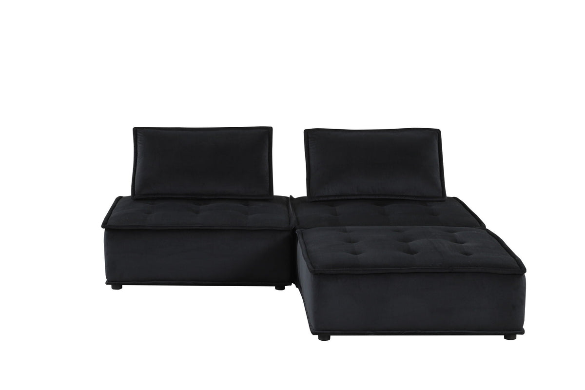 Anna - Stylish Sectional Sofa Ottoman, photo 19 of 35