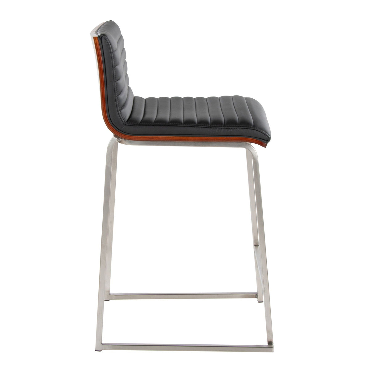 Mason Mara - Contemporary Fixed Height Counter Stool (Set of 2), photo 3 of 5