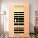 Hemlock Far Infrared Roof Embedded Indoor Sauna Room by HouseOfZazla