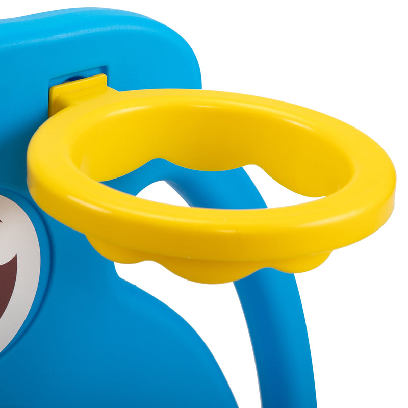 3 in 1 Kids Climber and Slide, Toddler Play Set with Basketball Hoop and Ball, Indoor Outdoor Freestanding Slide for Preschool Boys Girls, Blue Dolphin