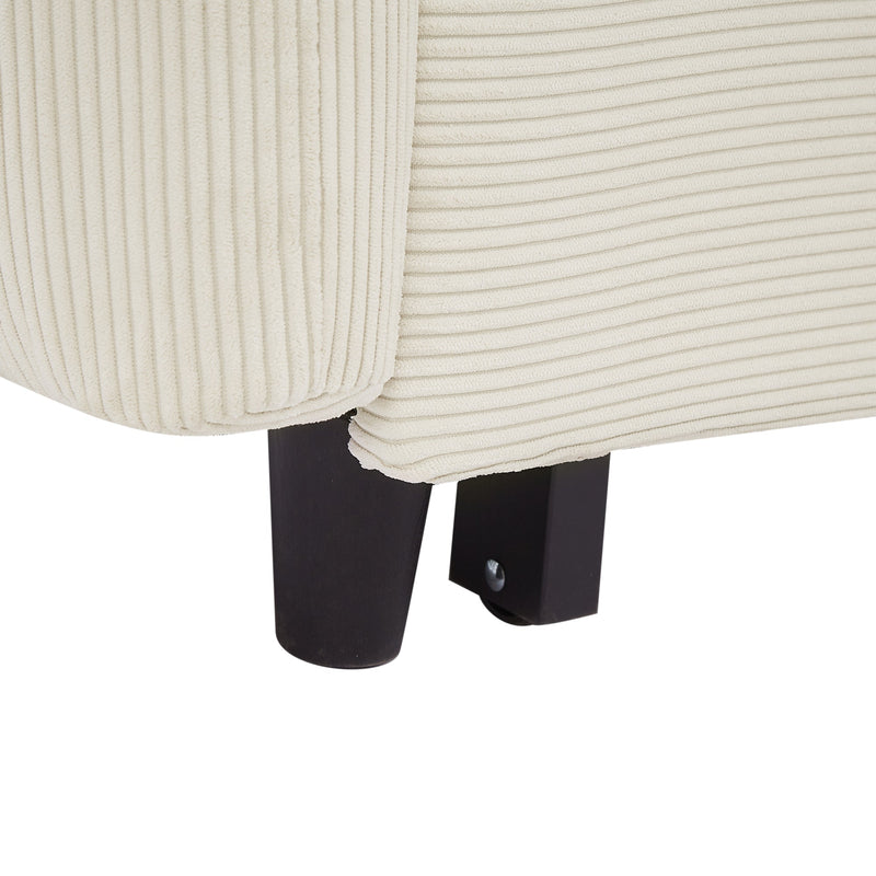 57.48" Pull-out Sofa Bed Convertible Couch 2 Seat Loveseat Sofa Modern Sleeper Sofa with Two Throw Pillows and USB Ports for Living Room, Beige