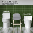 Gloss Tornado Flush 1 Piece Elongated Toilet With Siphonic Side Press, ADA Comfort Chair Height - Gloss White by HouseOfZazla