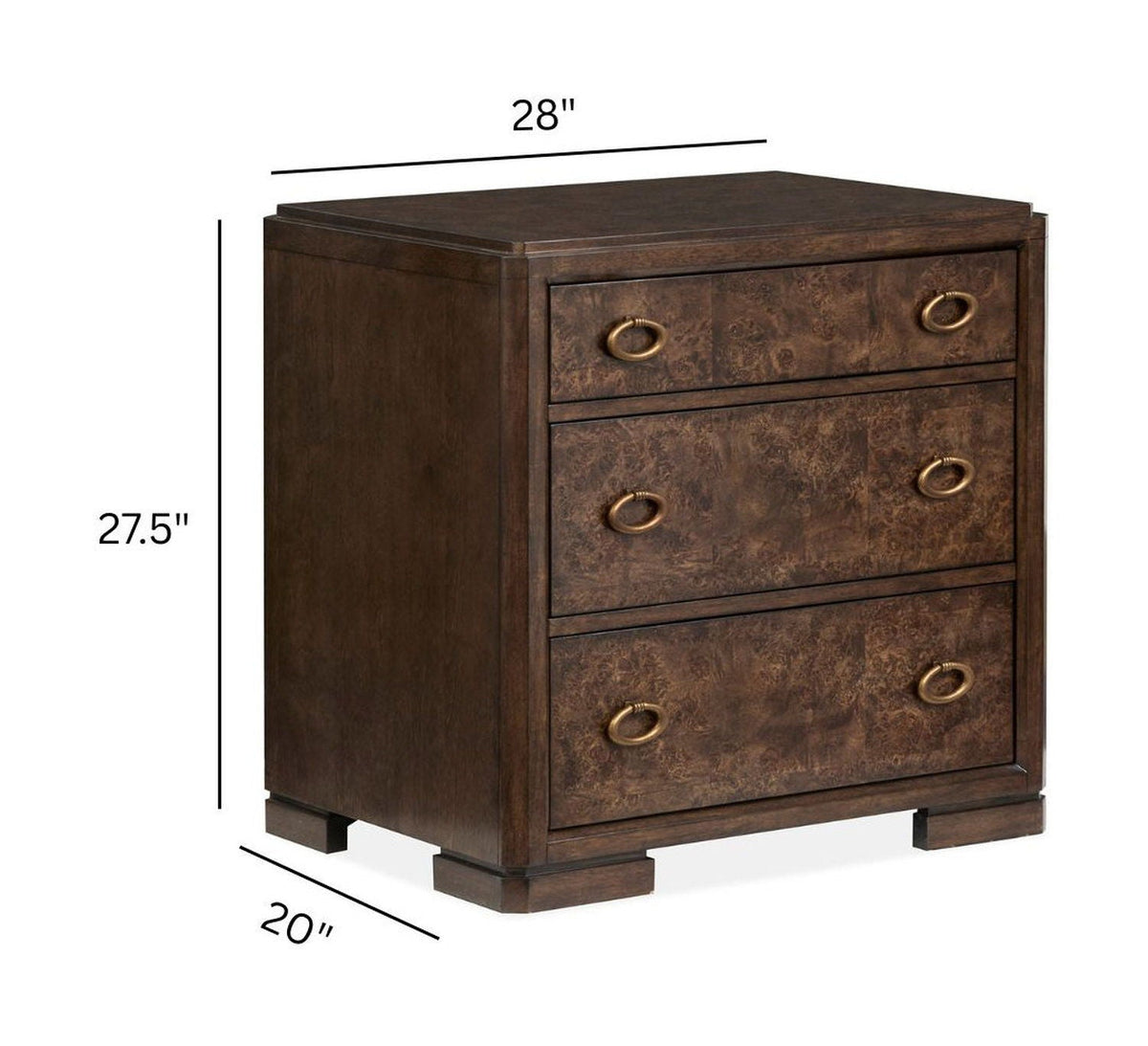 Rowan - Drawer Nightstand - Espresso, photo 5 of 7
