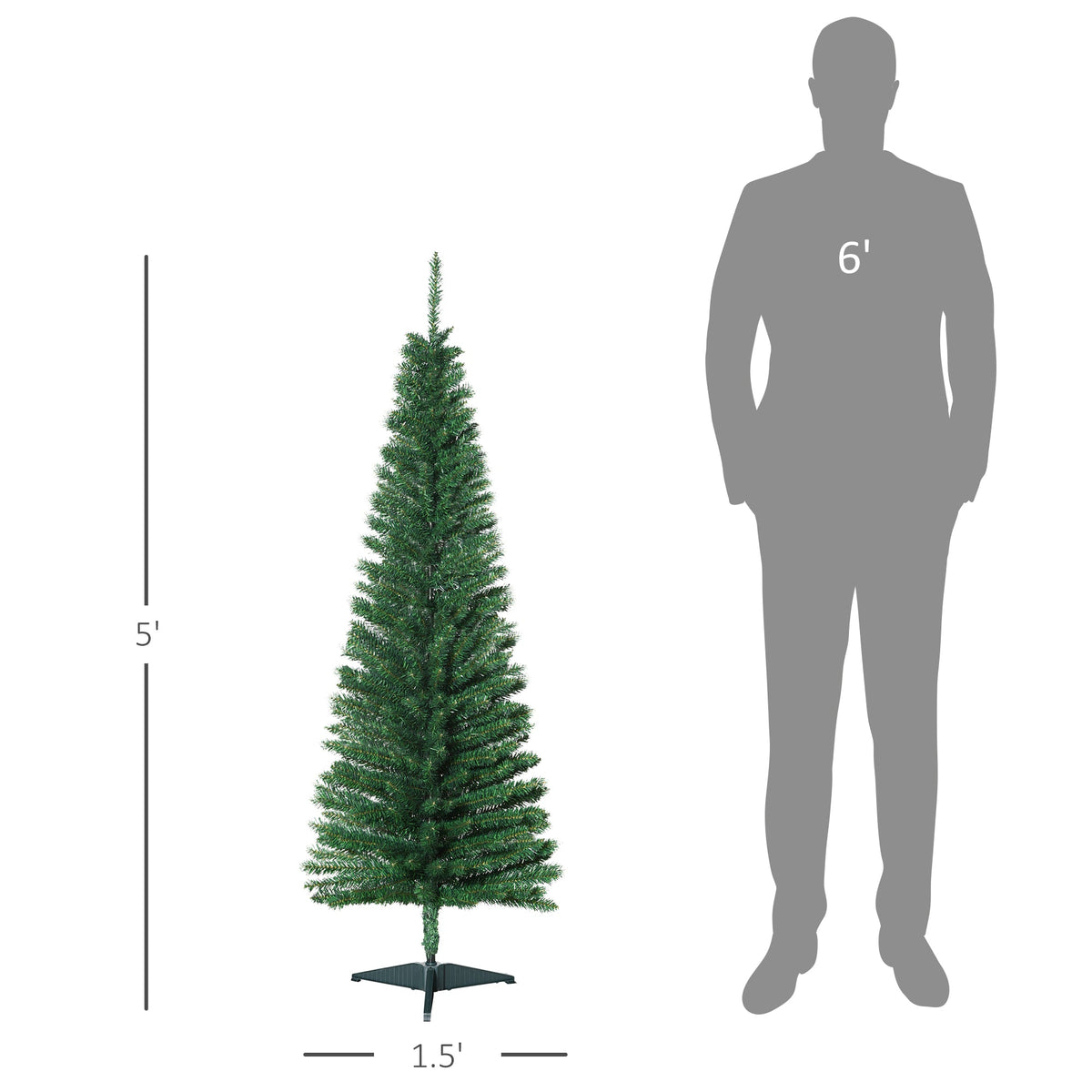 Artificial Pencil Christmas Tree, photo 4 of 10