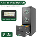 Premium Drawer File Cabinet With Lock, Metal Vertical Design, A4 Legal / Letter Size