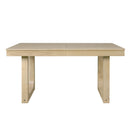 Extendable Dining Set, Farmhouse Extendable Table With Upholstered Chairs by HouseOfZazla